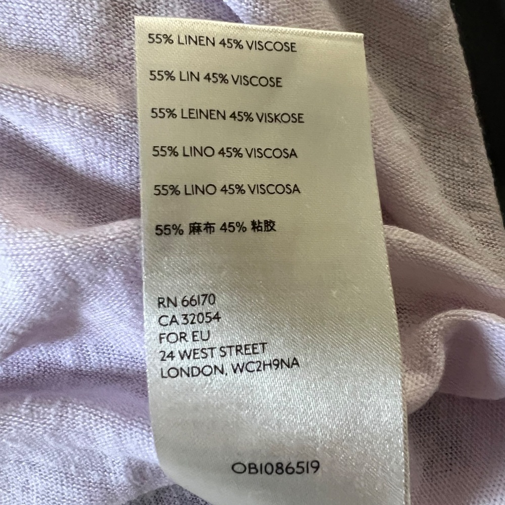 We The Free Lilac Oversized Tee Shirt - Picture 7 of 7